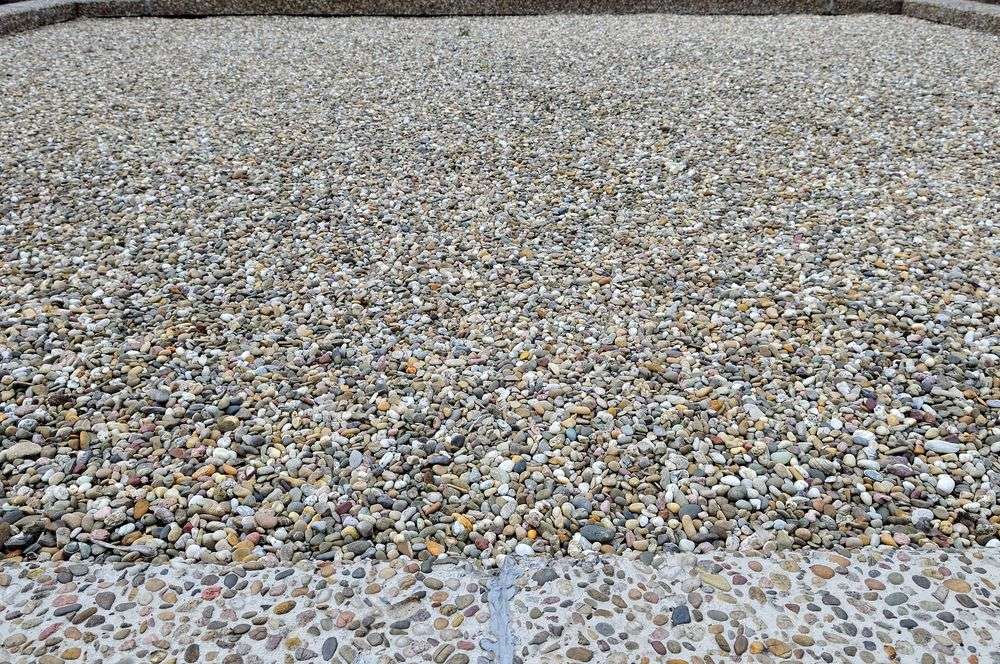 Bitumen dak met kiezels in 0183